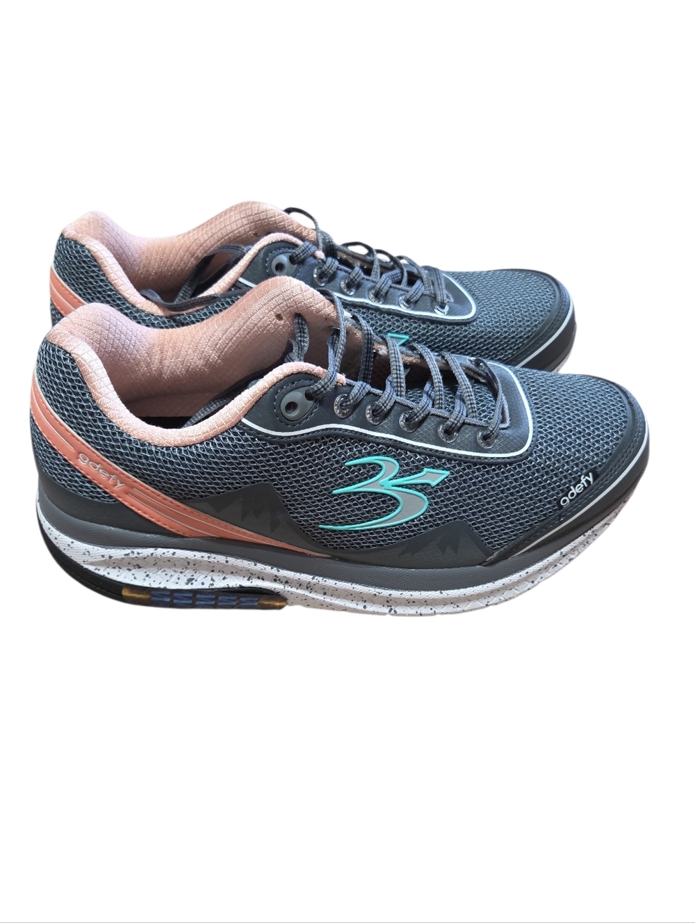 Gravity Defyer New Women's GDEFY Mighty Walk Athletic Shoes Size 11 Grey Pink